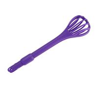 Frullatore a mano da cucina, manico in plastica, miscelatore per uova, portatile, racchetta per uova, supporto flessibile, pratico strumento per mescolare, per la colazione, mescolare l'impasto per la