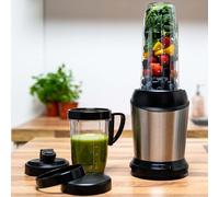 Frullatore Acciaio Inossidabile Smoothie Blender con Caraffa da Asporto 1200W