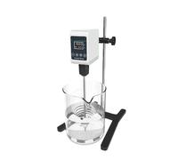 Frullatore ad alta velocità, Agitatore Ad Asta Per Omogeneizzatore Ultrasuoni Con Display Digitale Miscelatore Elettrico Da Laboratorio Altezza Regolabile 5 10L(Os-5s(lcd 5l))