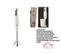 FRULLATORE AD IMMERSIONE 400W 2 VELOCITA' + BICCHIERE GRADUATO