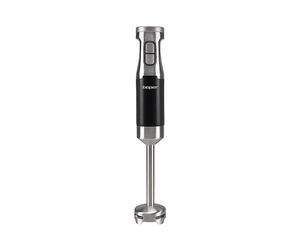 FRULLATORE AD IMMERSIONE BEPER BEPER P102FRU100 Frullatore a immersione, Acciaio/ABS,600 W, Frusta removibile,4 Lame in acciaio co, Potenza massima 600 W, Livelli di potenza 2 velocità, Grigio, nero
