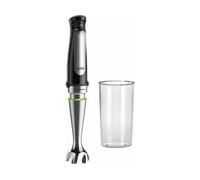 FRULLATORE AD IMMERSIONE BRAUN MQ 7000X 0,6 L Frullatore ad immersione 1000 W Nero, Acciaio satinato, Potenza massima 1000 W, Recipiente da 1 l, Livelli di potenza Continuo velocità, Numero di lame 2,