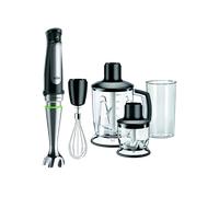 FRULLATORE AD IMMERSIONE BRAUN MultiQuick 7 MQ 7045X 1,25 L Frullatore ad immersione 1000 W Nero, Acciaio inox, Potenza massima 1000 W, Recipiente da 1.25 l, Livelli di potenza Continuo velocità, Nume