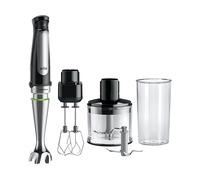 FRULLATORE AD IMMERSIONE CASE LOGIC MultiQuick 71000, Potenza massima 1000 W, Recipiente da 500 ml, Livelli di potenza Continuo velocità, Numero di lame 3, Nero, Acciaio satinato