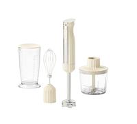 FRULLATORE ad Immersione Con Accessori linea SOUS CHEF dimensioni 5,8x6,8x h39,8 cm, Pio&Tito Toso 600 Watt colore Crema crema