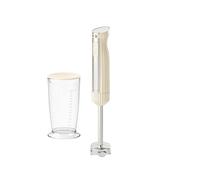 Guzzini, Sous Chef, Frullatore Bio-based, 600W, con Funzione Turbo, Gambo in Acciaio Inox, con Bicchiere Graduato 700 ml (Cream)