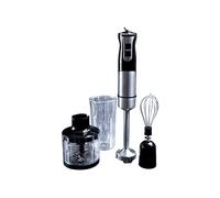 FRULLATORE AD IMMERSIONE GASTRONOMA Sbattitore manuale1000 W2, Potenza massima 1000 W, Recipiente da 0.5 l, Livelli di potenza Continuo velocità, Numero di lame 2, Nero, Argento, Trasparente