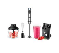 FRULLATORE AD IMMERSIONE GRUNKEL BM-1500SET1500 W2, Potenza massima 1500 W, Livelli di potenza 2 velocità, Acciaio inox, Nero