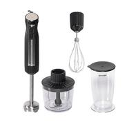 FRULLATORE AD IMMERSIONE GUZZINI Sous Chef, 600 W, Pulsante turbo, Potenza massima 600 W, Recipiente da 700 ml, Livelli di potenza 2 velocità, Lame in Acciaio inox, Bicchiere graduato con beccuccio ve