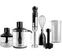 Frullatore ad immersione KOENIC KHB-TR 102424 M, 1000W, lama in acciaio inossidabile e titanio, Set con mini tritatutto 0.4l, Tritatutto XL 0.9L manico 2 lame, schiaccia patate, misurino coperchio fru