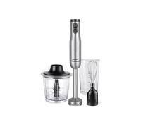 FRULLATORE AD IMMERSIONE MAESTRO MR-5691000 W2, Potenza massima 1000 W, Recipiente da 0.8 l, Livelli di potenza 2 velocità, Argento, Nero, Trasparente