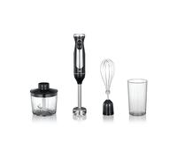 FRULLATORE AD IMMERSIONE MELISSA 16210069, Potenza massima 600 W, Recipiente da 0.7 l, Livelli di potenza 2 velocità, Numero di lame 1, Nero, Acciaio inox