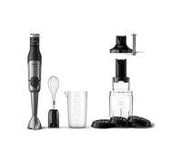 FRULLATORE AD IMMERSIONE PHILIPS 5000 series HR2684/00 frullatore Frullatore ad immersione 1200 W Nero, Acciaio inox, Potenza massima 1200 W, Recipiente da 2.1 l, Livelli di potenza Continuo velocità,