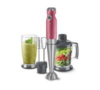 FRULLATORE AD IMMERSIONE SENCOR SHB 5604, Potenza massima 1200 W, Recipiente da 0.8 l, Livelli di potenza 20 velocità, Rosso Metallizzato