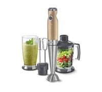 Sencor minipimer immersione SHB 560, frullatore a immersione 4 in 1, frullatore elettrico con bicchiere da 800ml, tritatutto elettrico, fruste elettriche, potenza da 1200w, 20 velocità