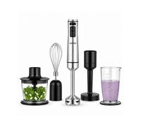 FRULLATORE AD IMMERSIONE SEVERIN SM 3774, Potenza massima 1,000 W, Recipiente da 500 ml, Livelli di potenza Continuo velocità, Nero, Acciaio inox