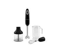Frullatore ad immersione SMEG HBF03BLEU, Potenza massima 700 W, Recipiente da 1.4 l, Livelli di potenza 2 velocità, nero