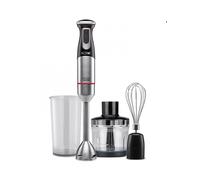 FRULLATORE AD IMMERSIONE SOLAC Pro Chef1200 W20, Potenza massima 1200 W, Recipiente da 600 ml, Livelli di potenza 20 velocità, Nero, Argento, Trasparente
