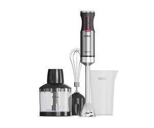 FRULLATORE AD IMMERSIONE SOLAC Solution 1503 Plus, 1500 W, Potenza massima 1500 W, Recipiente da 0.7 l, Livelli di potenza 21 velocità, Lame in 4 lame, Argento