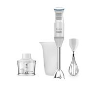 FRULLATORE AD IMMERSIONE TAURUS Bapi 1200 Plus Inox, Potenza massima 1200 W, Recipiente da 700 ml, Livelli di potenza 20 velocità, Bianco