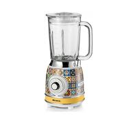 Ariete 583 Frullatore Positano con tazza in vetro da 1,5 Litri, 4 Lame in Acciaio Inox, 4 Velocità + Pulse,1000 Watt