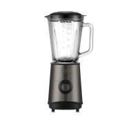 Black & Decker Frullatore Elettrico con Bicchiere in Vetro Capacità 1,5 Litri Potenza 800 Watt Tritaghiaccio Funzione Pulse colore Acciaio Inox - BXJB800E
