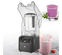 Frullatore Commerciale & Mixer Per Smoothie 2,2l - Frullatore Professionale Di Frutta E Succo 2000w Con Corpo Silenzioso, Touchscreen Lcd, Funzione Autopulente, Tritatutto Elettrico