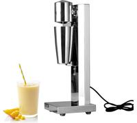 Frullatore Commerciale per Milkshake 180W in Acciaio Inossidabile con Bicchiere 800ml per caffè, Milk Tea Shop, Ristorante, Bar - Frullatore ad Alta velocità per Frappè, Frullati, Bevande al Malto