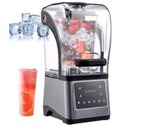 Frullatore Commerciale Silenzioso Per Frullati E Granite, Schermo Fonoassorbente Riduce Il Rumore Durante La Triturazione Del Ghiaccio Per Cocktail E Bevande Ghiacciate