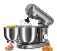 Frullatore Con Doppia Ciotola, 2,5 L + 3 L, Decespugliatore Elettrico A 10 Marce, 1500 W, Incluso Uovo, Coclea E Raschietto Piatto Per Cottura Domestica E Quotidiana