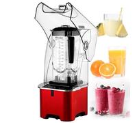 Frullatore Con Schermo Insonorizzante, Frullatore Silenzioso Insonorizzato Da 2200 W, Copertura Insonorizzata Spessa 8 Mm, 5 Funzioni For Frullati, Timer Integrato, For Tritare Il Ghiaccio,