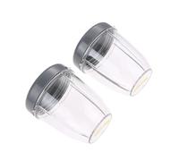 Frullatore da 2 kit, tazza da 18 OZ con coperchio di ricambio in plastica trasparente, compatibile con Nutribullet, spremiagrumi miscelatore ad alta velocità 600 W 900 W Pro 900, sigillato