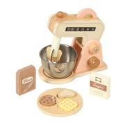 Frullatore da Cucina per Bambini Mixer Giocattolo Impastatrice Frusta con Ciotola Set Cucina Finta con Scatole Ingredienti Vassoio Biscotti Sviluppo