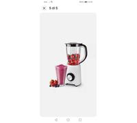 FRULLATORE DA TAVOLO 4 lame MULTIFUNZIONE 1,5 lt TRITA GHIACCIO