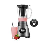 Cecotec Frullatore a Bicchiere Power Black Titanium 2500MAX Pro. Spatula 1800W, 22000 RPM, 6 Lame Titanio, Caraffa Termoresistente 1.8L, 5 Velocità, Turbo, Filtro Frullato, Metaluxe, Chiusura Ermetica