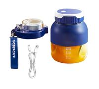 Frullatore Da Viaggio,Miscelatore Manuale Portatile,Bicchieri per Frullati Proteine a Prova di Perdite - per Casa Ufficio Cucina Soggiorno Giardino Viaggio Esterno Sport Palestra Auto