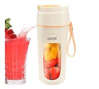 Frullatore da viaggio - Processore alimentare ricaricabile a prova di versamenti da 340 ml - Frullatore wireless con batteria da 3000 mAh | Per succhi di bevande palestra spiaggia frutta
