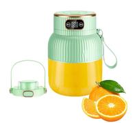 Frullatore di succo di frutta - Frullatore da viaggio portatile, bottiglia di spremiagrumi portatile | robot da cucina ricaricabile USB, frullatore di frutta con display digitale da 600 ml per