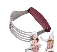 Frullatore e cutter in acciaio , miscelatore per impasto e tagliapasta in acciaio , manico antiscivolo, lavabile in lavastoviglie (5 strings) per farina e impasto - Affettatrice manuale