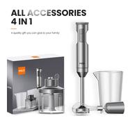 FRULLATORE ELETTRICO 4 IN 1 MACINA CAFFE TRITATUTTO 1000W MIXER FRUTTA 1L