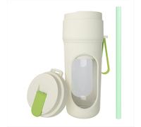 Frullatore elettrico a 12 lame, 350 ml, spremiagrumi, frullatore per frutta, verde