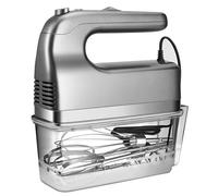 Frullatore Elettrico A Immersione Potente 400 W, Sbattitore Portatile A 9 Velocità Con Fruste In Acciaio Inox Per Dolci Panna Montare Albumi Biscotti Cucina Domestica(GreyB)