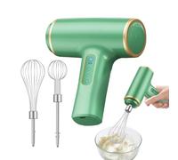 Frullatore elettrico a mano, potente montalatte, frullatore manuale da cucina, frullatore portatile ad alta velocità ricaricabile per impasto, schiumare latte, frullati proteici da viaggio