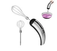 Frullatore elettrico a mano - Wireless Hand Mixer con 5 velocità | Materiale in acciaio inox con beater and Blender Attachments, Portable Kitchen Tool for Mixing Dough, Cream, Batter, Protein Shakes