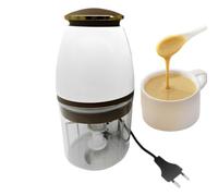Frullatore elettrico affettatrice - ciotola da 700 ml, tritatutto motorizzato compatto | robot da cucina per la preparazione della cucina, campeggio, cucina, uso domestico, mini taglierina a