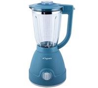 Frullatore Elettrico con Bicchiere in Vetro Graduata 1,5 Litri Blu 1000 Watt
