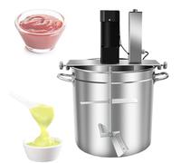 Frullatore elettrico, miscelatore elettrico per hotpot, olio al peperoncino, cioccolato - Frullatore professionale per alimenti con doppia pala mescolatrice e velocità regolabile