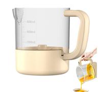 Frullatore elettrico per uova, 1 l, frullatore portatile e colino, per caffè, cioccolata calda, insalata, salse, salse, casa, dormitorio, hotel, ristorante, appartamento