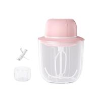 Frullatore Elettrico Portatile Da 250/1000 Ml, Schiaccia Aglio, Tritacarne, Sbattitore For Uova, 2 In 1, Ricaricabile Tramite USB, For Alimenti Senza Fili Mescolare Energicamente(Pink)