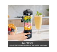 Frullatore Elettrico Portatile da 700 Ml con Ricarica USB, 6 Lame, Ideale per Frullati, Smoothie e Succhi Freschi.